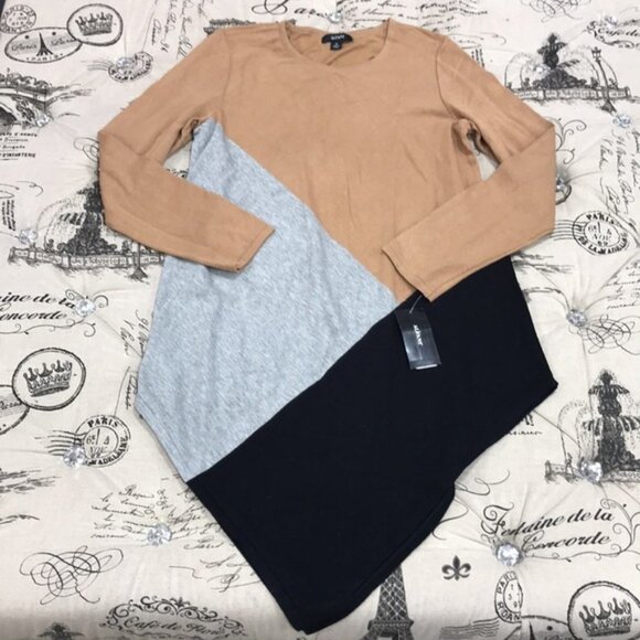Alfani Asymmetrical Colorblocked Sweater - Picture 2 of 7